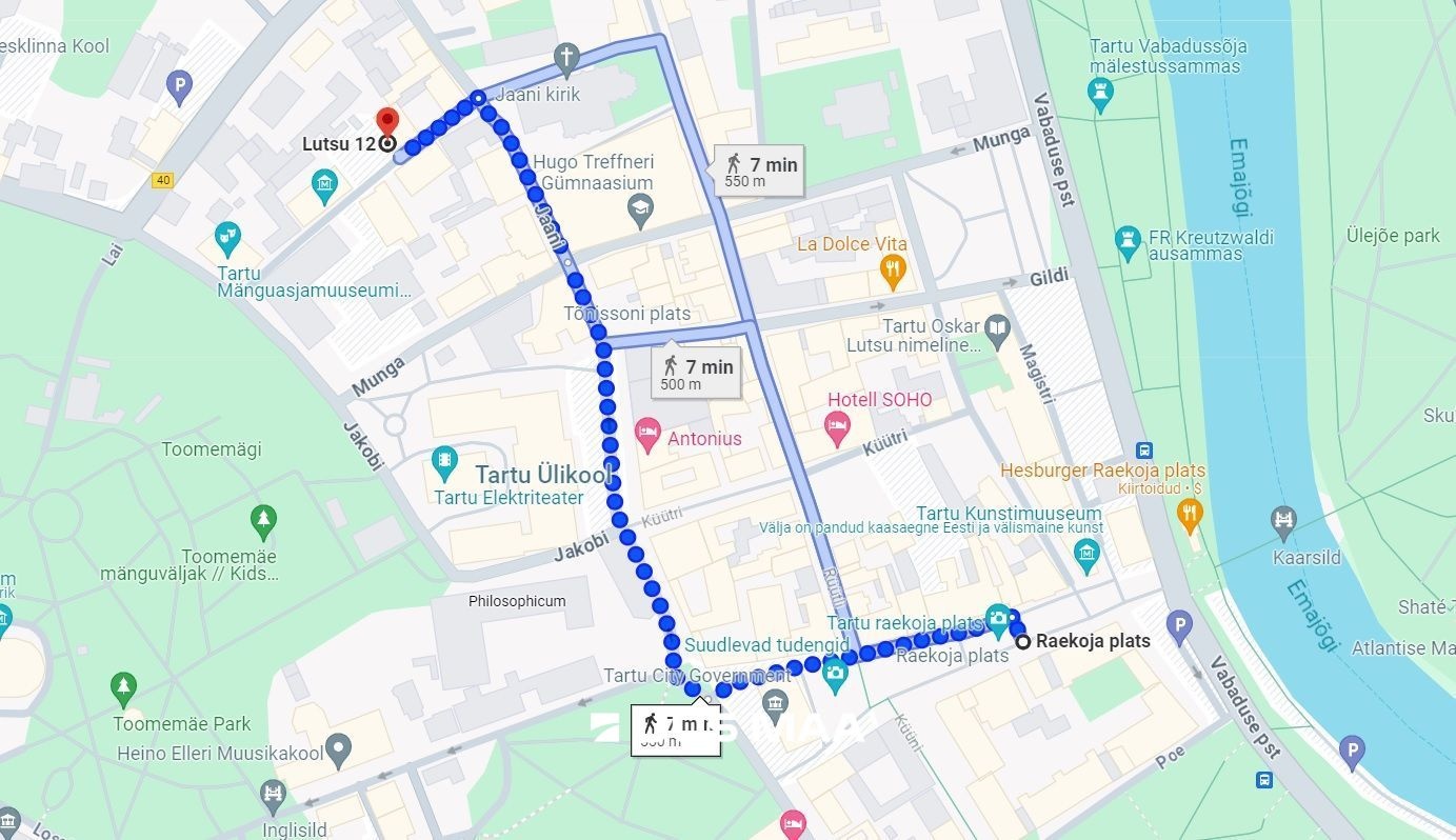 Tartu linn, Tartu linn, Kesklinn, Vanalinna, Lutsu 12