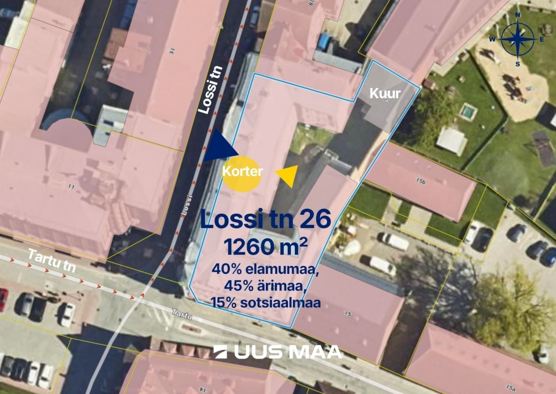 Viljandi linn, Vanalinn, Lossi tn 26