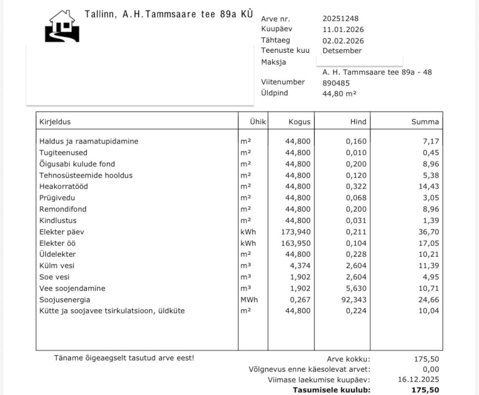 Tallinn, Mustamäe linnaosa, A. H. Tammsaare tee 89a
