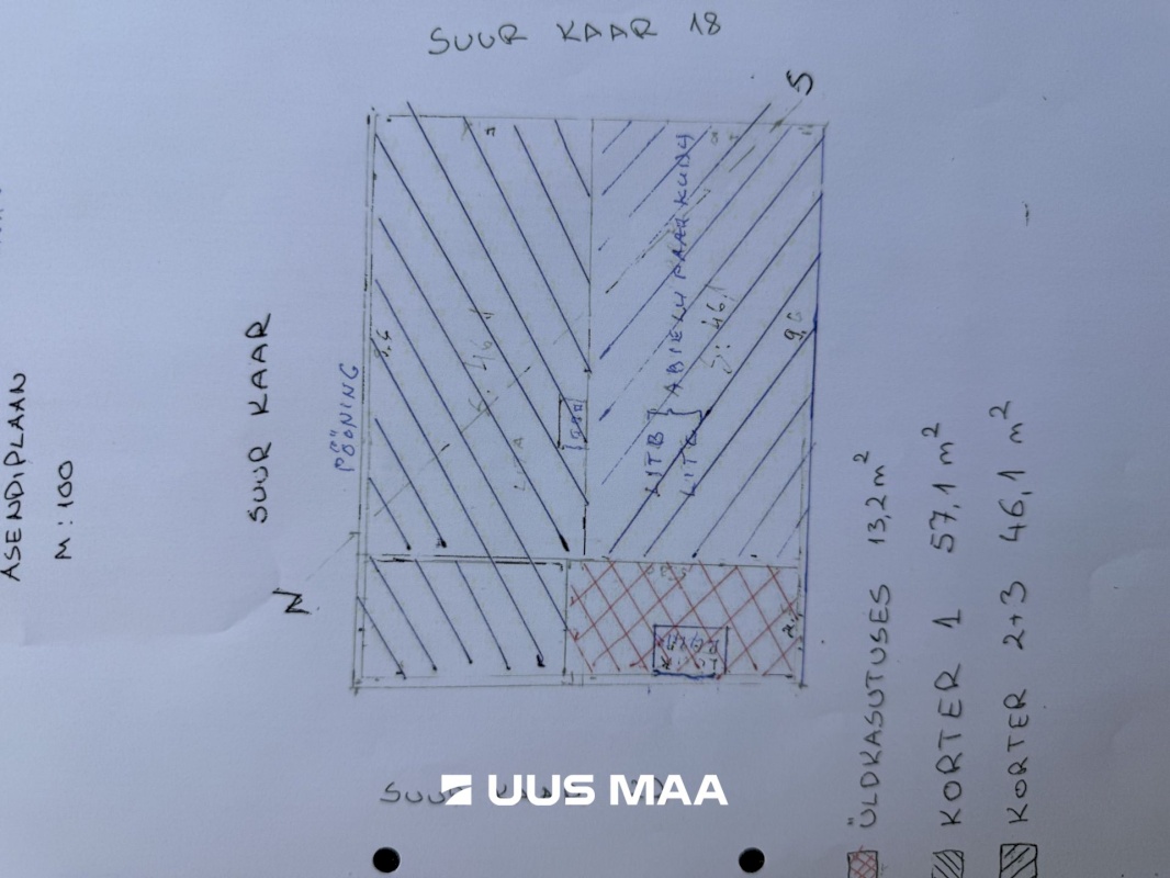 Tartu linn, Tartu linn, Tammelinn, Vana-Tammelinna, Suur kaar 20-1