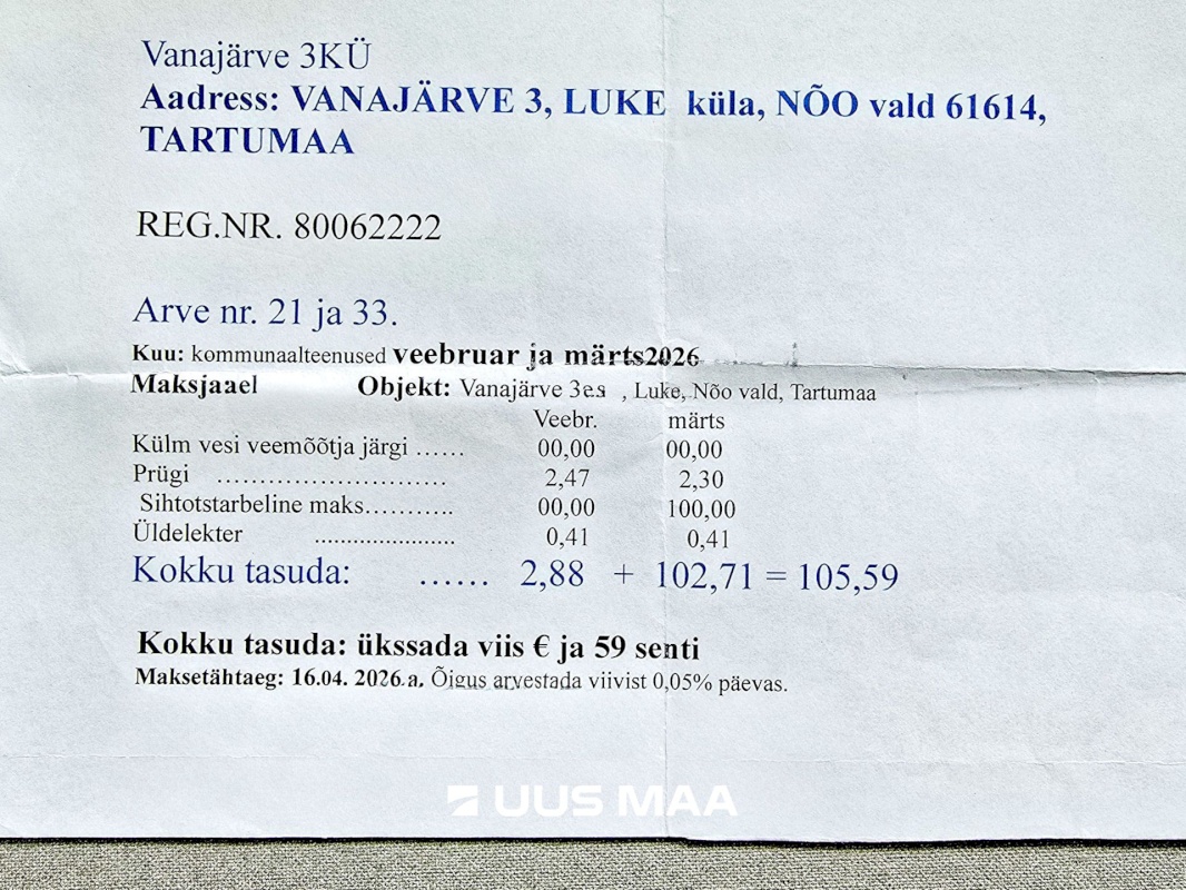 Nõo vald, Luke küla, Vanajärve tn 3