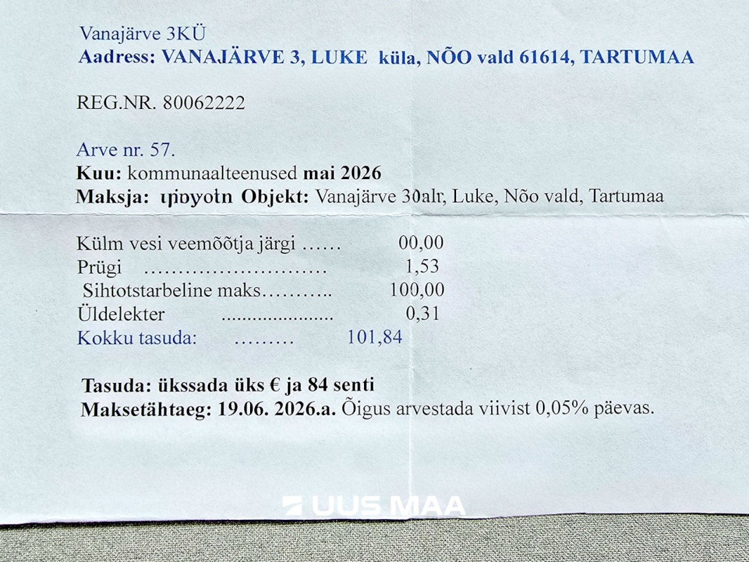 Nõo vald, Luke küla, Vanajärve tn 3