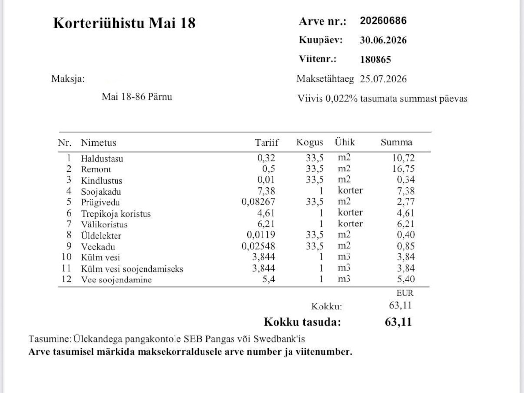 Pärnu linn, Pärnu linn, Mai, Mai tn 18