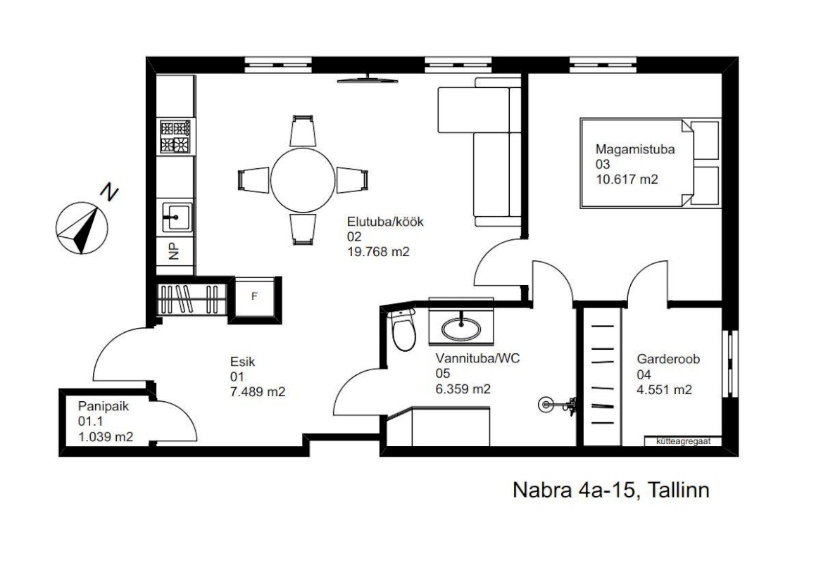 Tallinn, Põhja-Tallinna linnaosa, Pelgulinna, Nabra 4a